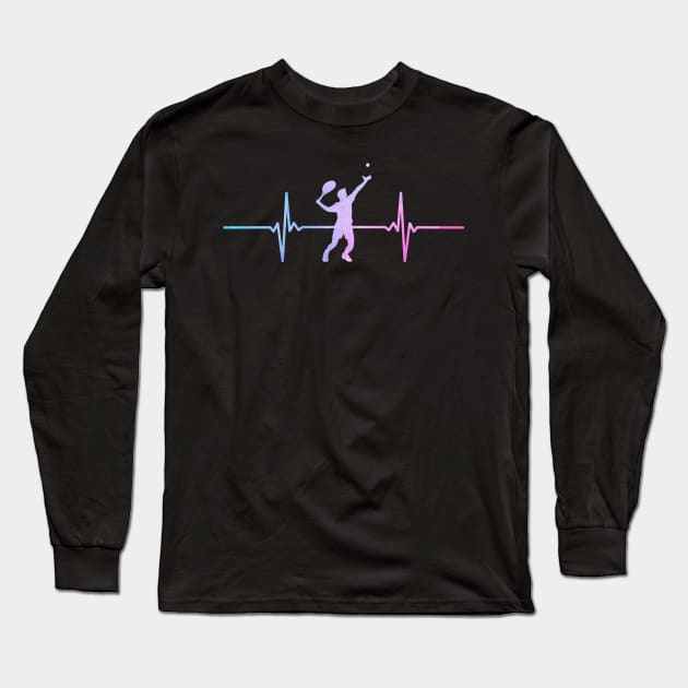 tennis funny Long Sleeve T-Shirt by Mandala Project